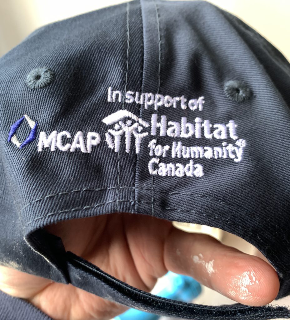 Volunteer for Habitat for Humanity - MCAP hat